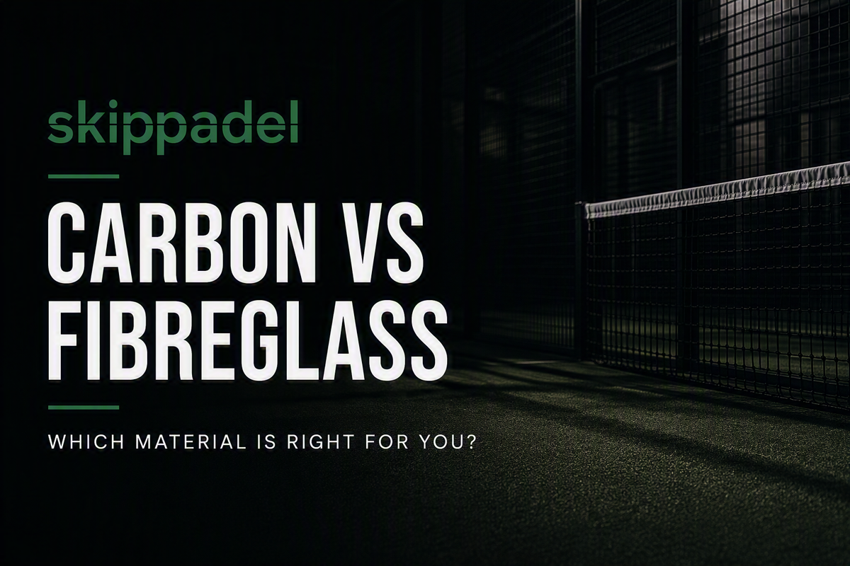 Carbon vs Fibreglass Padel Rackets: Which Is Right for You?