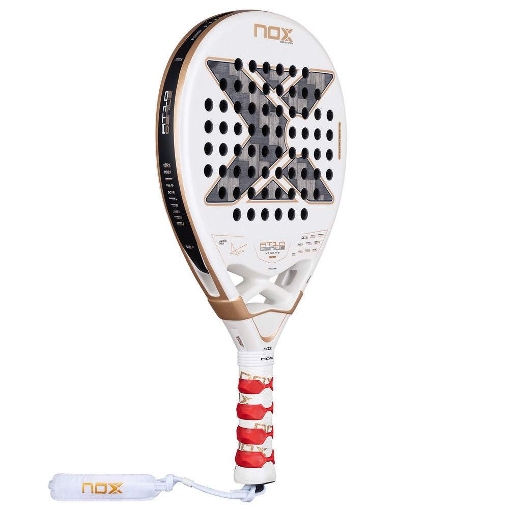 Nox AT10 Genius 12K Alum Xtreme (White) By Agustin Tapia Padel Racket (2026)