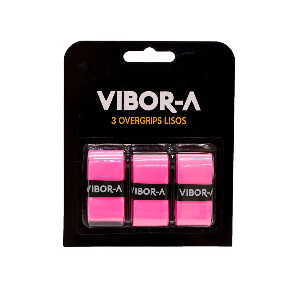 Vibor-a Blister Overgrips Pro 3 Pack - Pink