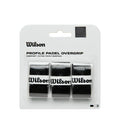 Wilson Profile Padel Overgrips 3 Pack - Black